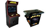 Jeux d'arcades • Consoles cocktail et debout