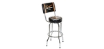 Harley Davidson bar stool with backrest