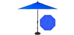 Parasol de patio ou jardin 9' octogonal Bleu Cobalt Treasure Garden