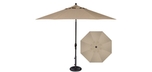 9' Sand Beige Octagonal Patio Umbrella Parasol by Treasure Garden