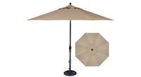 9' Sand Beige Octagonal Patio Umbrella Parasol by Treasure Garden