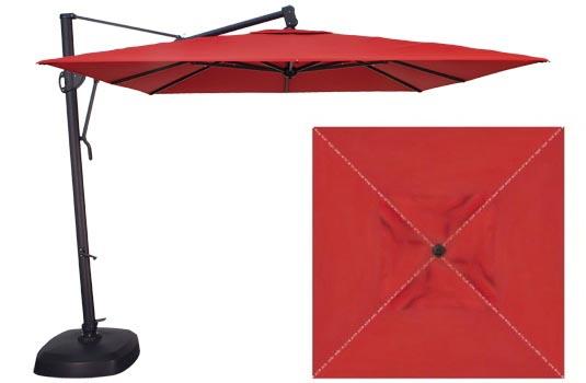 10 Foot Square Red Garden Umbrella On Sale Now Palason