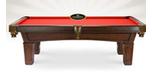 Ascot Walnut 8 foot pool table with real 1 inch slate and 25 year warranty