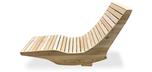 Ogni Balance outdoor wood rocking lounge chair