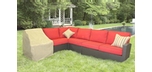 Left end sectional patio furniture protective cover 32W x 40D x 32H