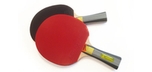 Karate ping pong table tennis paddle set of 2 rackets and 3 balls