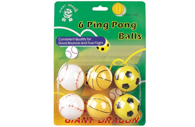 Balles De Ping-pong 3d Et Palettes De Sport Bleu Et Vert Avec Poignées En  Bois En Vue De Dessus Et De Dessous