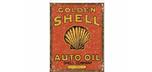 Shell Motor Oil reproduction vintage looking tin sign