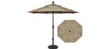 Sand beige 7½ foot balcony umbrella by Treasure Garden