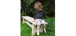 Outdoor bench made of White Cedar