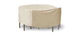 Round patio dining table and chairs cover 54 inch