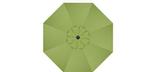 7½ foot lime green market umbrella