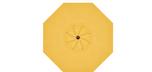 7½ foot lemon yellow market umbrella