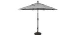 7½ foot silver grey market umbrella by Treasure Garden