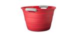 Red Silicone collapsible beverage bucket