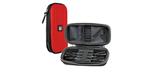 Target Takoma red rigid dart case for 1 set of darts and accessories