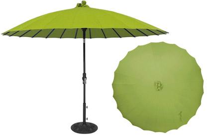 Shanghai Green Asian Style 10 Foot Patio Umbrella