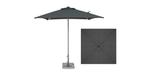 Commercial quality 7 foot black terrace umbrella