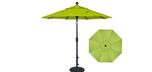 6 foot market style tilting Kiwi Green balcony patio umbrella