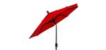 6 foot market style tilting red balcony patio umbrella