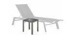 Tama outdoor side table for lounge chair or patio set
