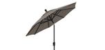 9 foot Latitude grey patio market umbrella by Treasure Garden