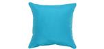 Outdoor Aqua Blue 18x18in square accent throw pillow