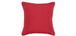 Outdoor Red 18x18in square accent throw pillow