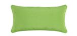 Outdoor Kiwi Green 12x24 in square accent throw pillow
