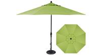 Quality Kiwi Green 11 foot octagonal patio umbrella by Treasure Garden