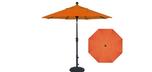 4 year warranty 6 foot market style tilting orange balcony patio umbrella