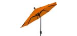 4 year warranty 6 foot market style tilting orange balcony patio umbrella