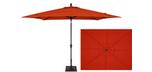 Parasol patio style marché rectangulaire rouge 8x10 pieds