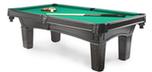 Black Ascot 9 foot solid wood and genuine slate pool table