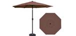 9 foot HRK Patio brown garden umbrella