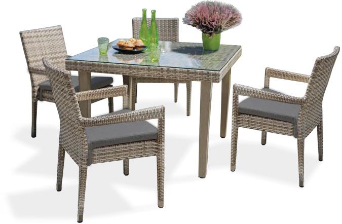 Tuscany Outdoor Patio Furniture Dining Table And Chair Set