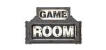 Game Room illuminated metal sign