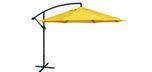 10 foot offset octagonal yellow Patio Promo garden umbrella