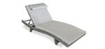 Serena Stone Grey coloured adjustable lounge chair