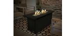 Lacolle rectangular Fire table with black finish