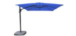 Cobalt blue square 10 foot offset patio umbrella