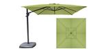 Kiwi green square 10 foot offset patio umbrella