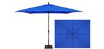 Parasol patio style marché rectangulaire Bleu Cobalte 8x10 pieds