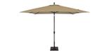 8x10 foot Sand Beige rectangular market patio umbrella