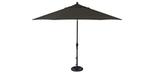 Quality Black 11 foot octagonal patio umbrella by Treasure Garden