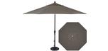 Quality Latitude Grey 11 foot octagonal patio umbrella by Treasure Garden