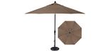9 foot Canyon Beige octagonal patio umbrella parasol by Treasure Garden