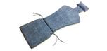 Denim Blue Adirondack chair cushion with adjustable head rest pillow