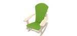 Lime Green Adirondack chair cushion