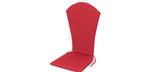 Red Adirondack chair cushion